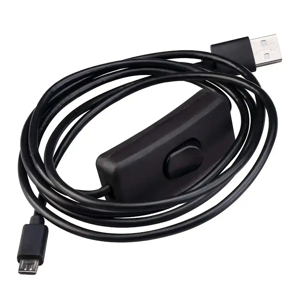(image for) Akasa 1.5M USB to Micro-B with Power Switch